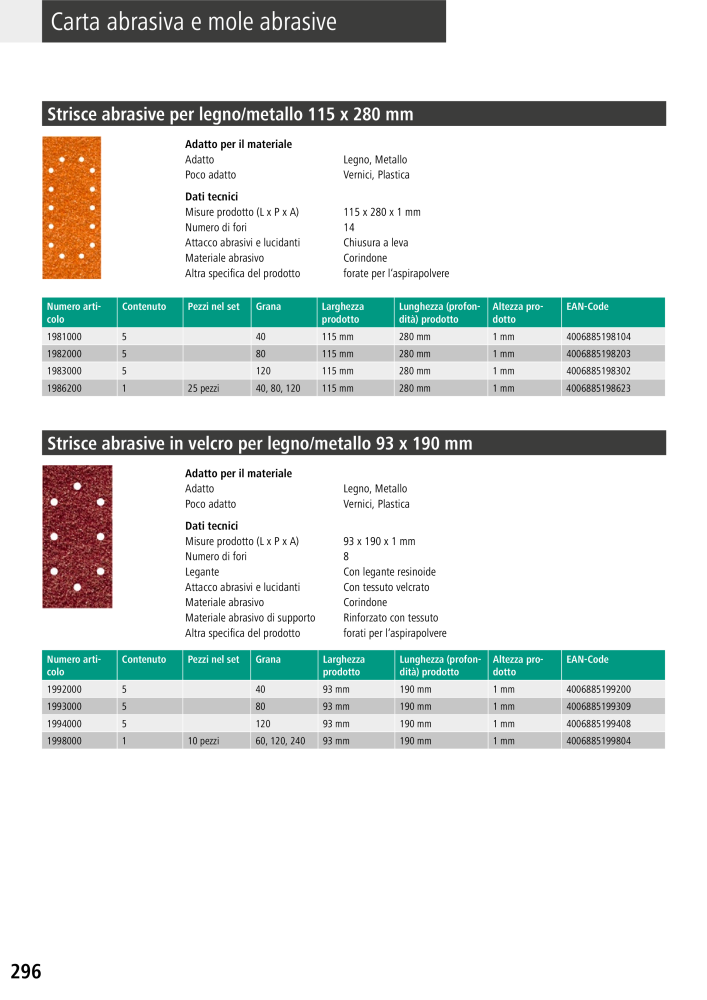 Strumenti del catalogo principale di Wolfcraft n.: 20427 - Pagina 296
