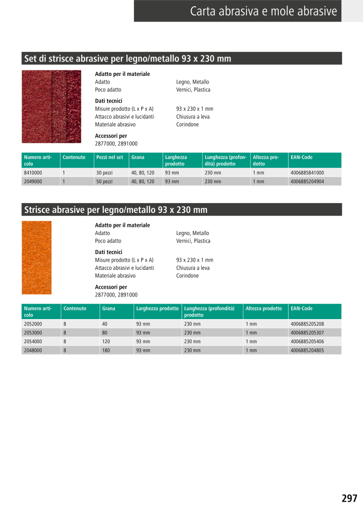 Strumenti del catalogo principale di Wolfcraft n.: 20427 - Pagina 297