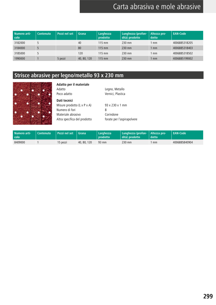Strumenti del catalogo principale di Wolfcraft n.: 20427 - Pagina 299
