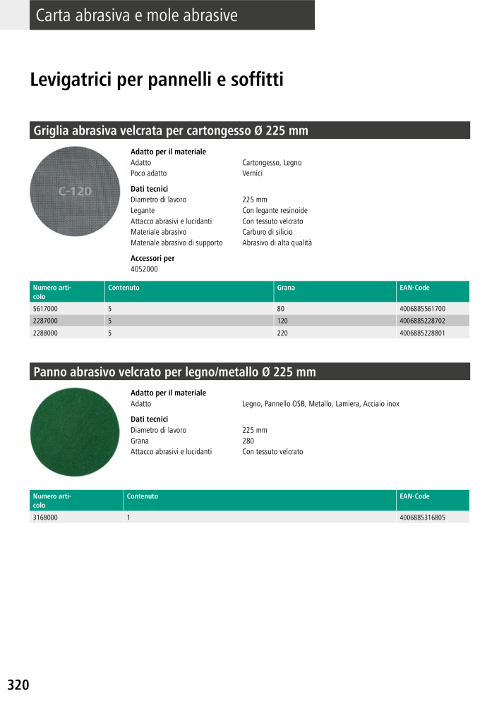 Strumenti del catalogo principale di Wolfcraft NO.: 20427 - Page 320