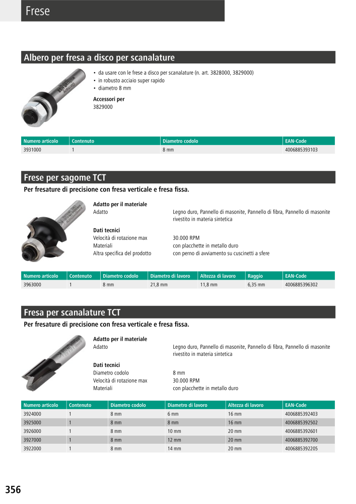 Strumenti del catalogo principale di Wolfcraft n.: 20427 - Pagina 356