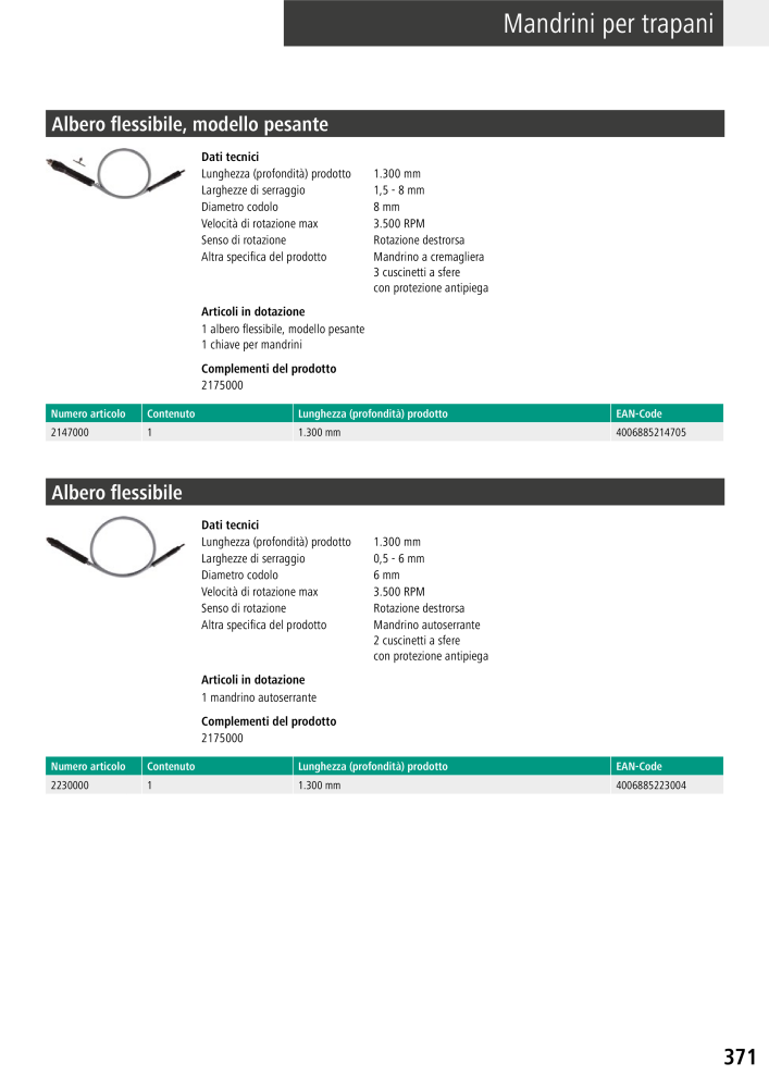 Strumenti del catalogo principale di Wolfcraft NO.: 20427 - Page 371