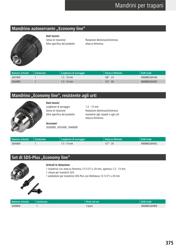 Strumenti del catalogo principale di Wolfcraft Nº: 20427 - Página 375