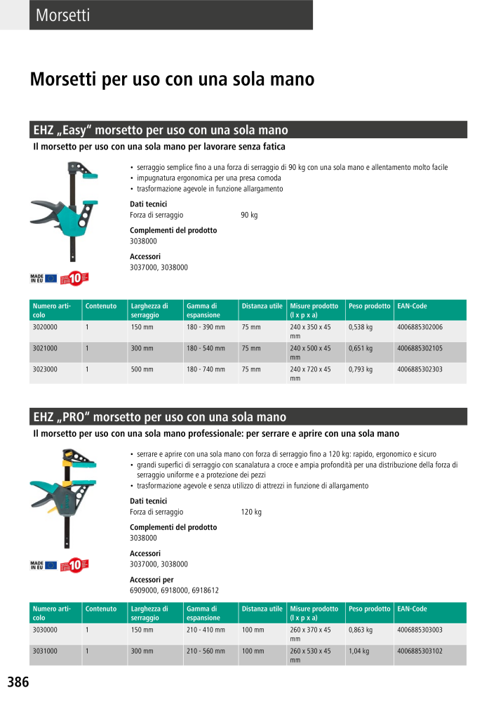 Strumenti del catalogo principale di Wolfcraft Nº: 20427 - Página 386