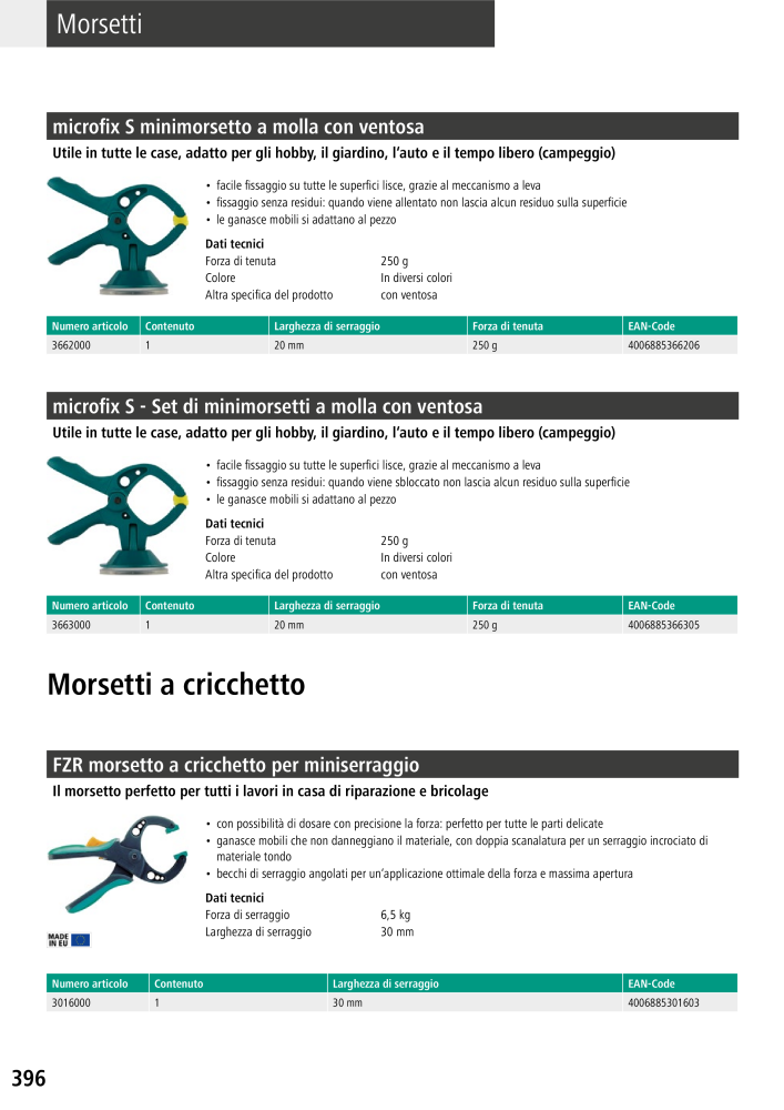 Strumenti del catalogo principale di Wolfcraft n.: 20427 - Pagina 396