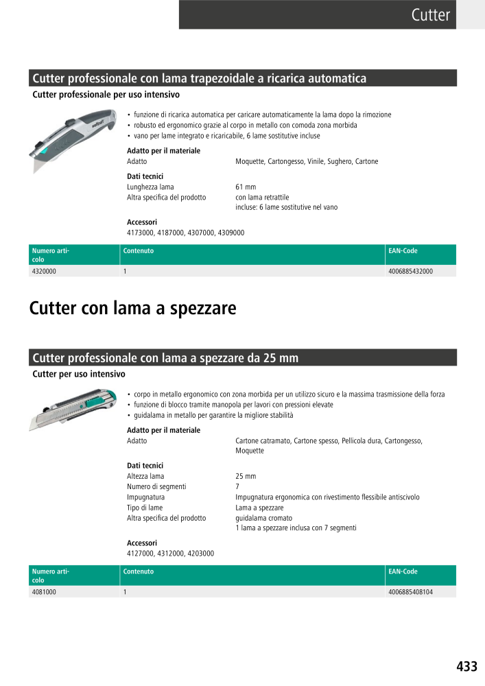 Strumenti del catalogo principale di Wolfcraft NR.: 20427 - Pagina 433