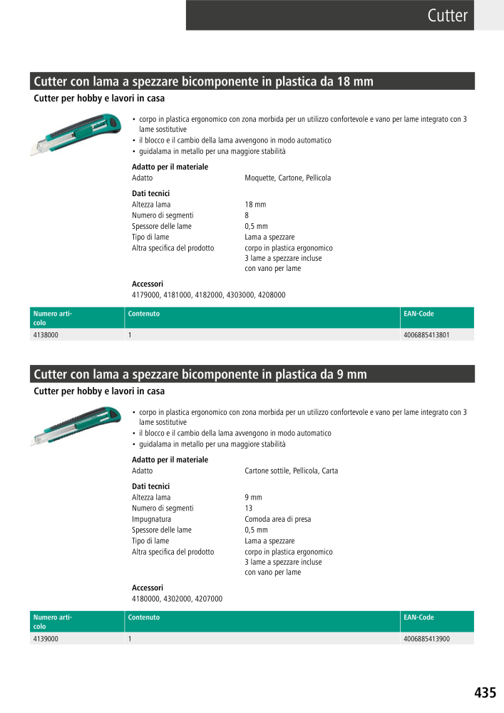Strumenti del catalogo principale di Wolfcraft Nº: 20427 - Página 435