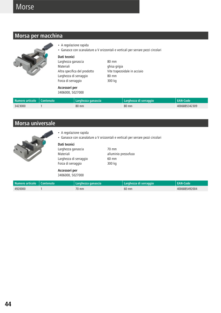 Strumenti del catalogo principale di Wolfcraft Nb. : 20427 - Page 44