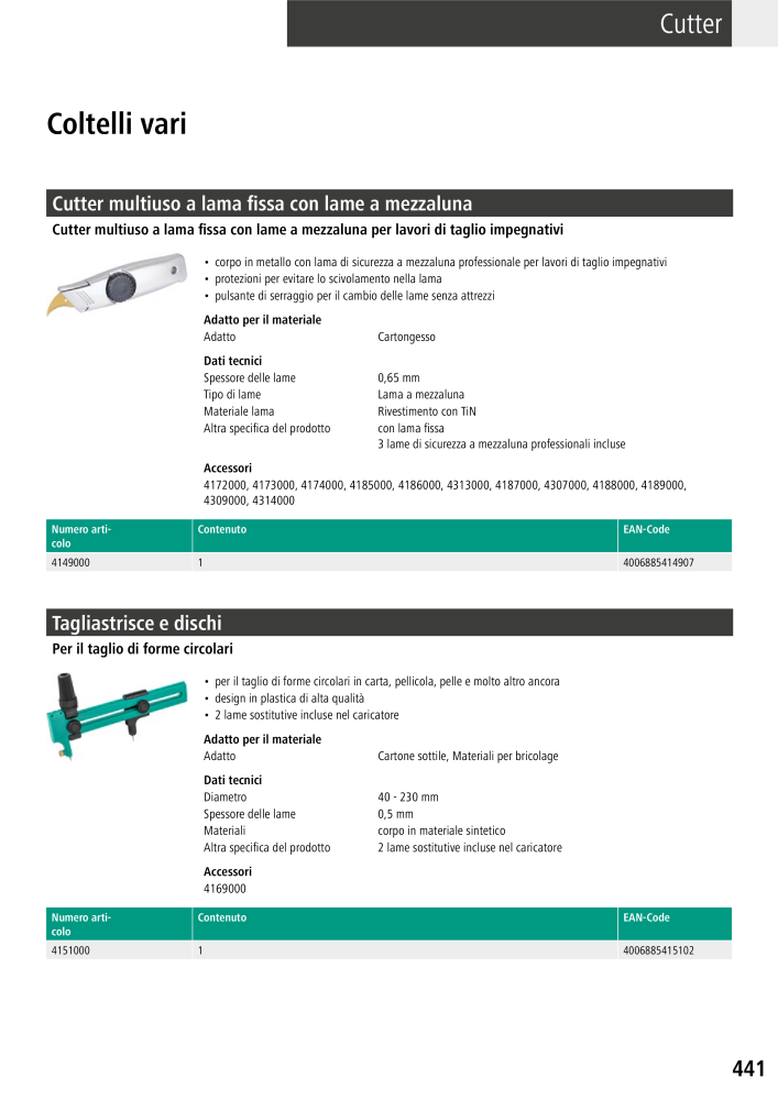 Strumenti del catalogo principale di Wolfcraft Nº: 20427 - Página 441