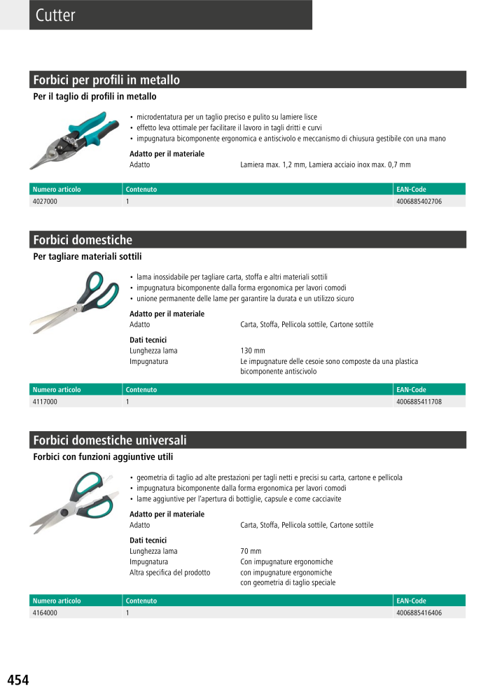 Strumenti del catalogo principale di Wolfcraft Nº: 20427 - Página 454