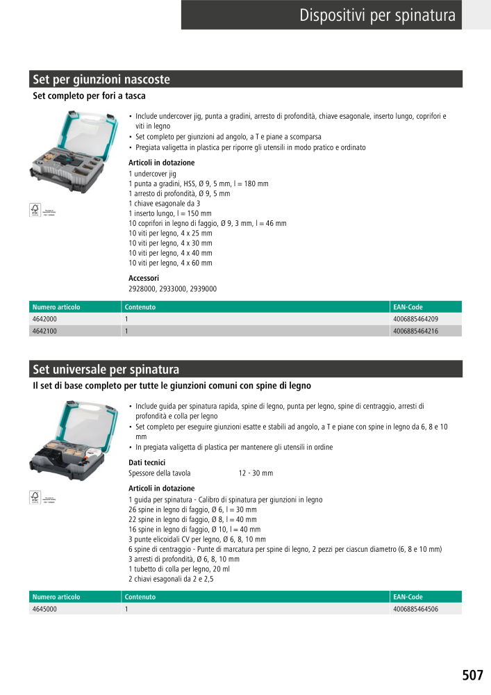 Strumenti del catalogo principale di Wolfcraft NO.: 20427 - Page 507