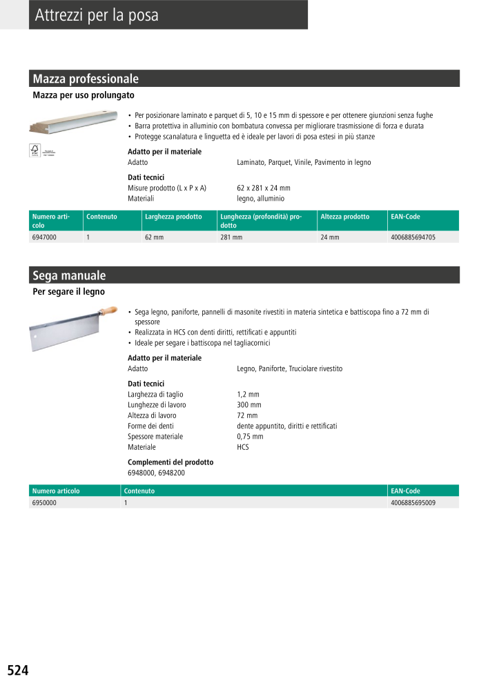 Strumenti del catalogo principale di Wolfcraft NR.: 20427 - Pagina 524