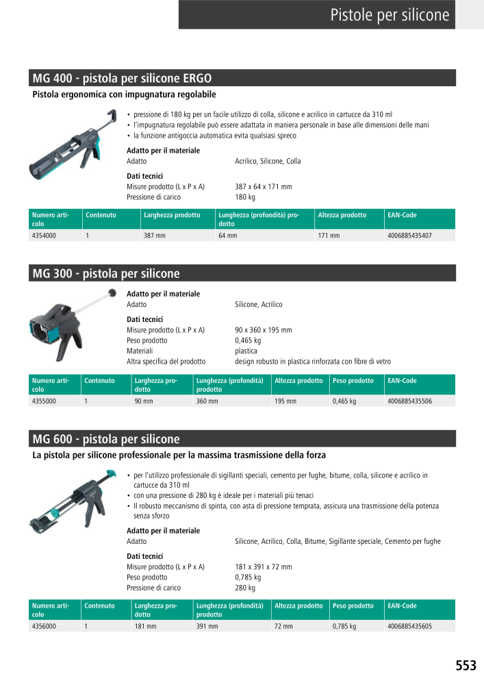 Strumenti del catalogo principale di Wolfcraft NR.: 20427 - Pagina 553