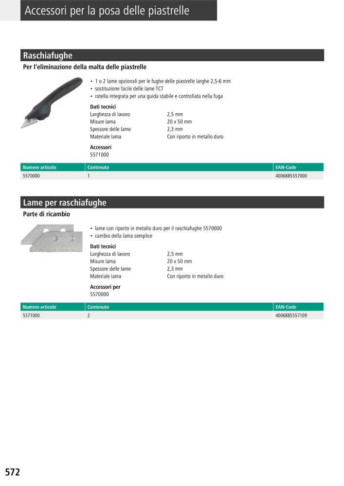 Strumenti del catalogo principale di Wolfcraft n.: 20427 - Pagina 572
