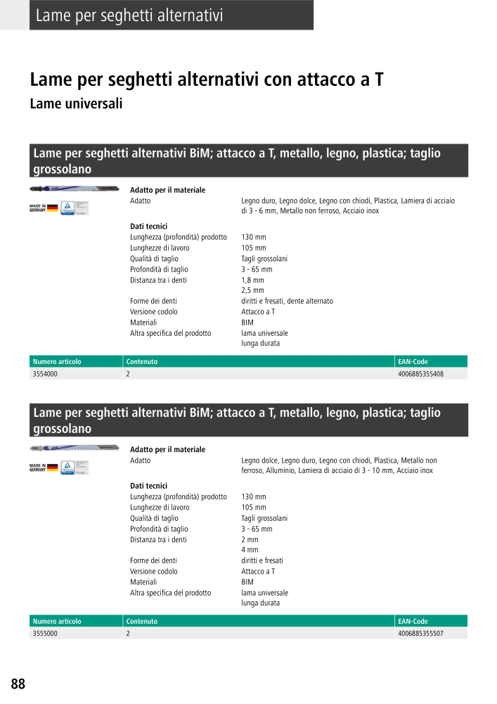 Strumenti del catalogo principale di Wolfcraft n.: 20427 - Pagina 88