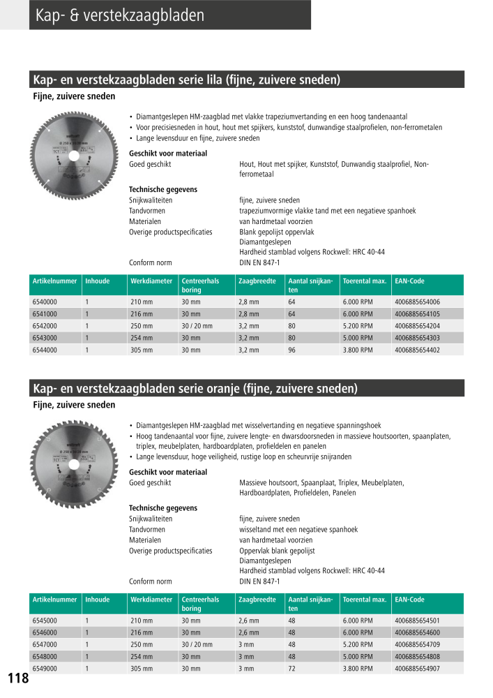 Wolfcraft hoofdcatalogustools Nb. : 20428 - Page 118