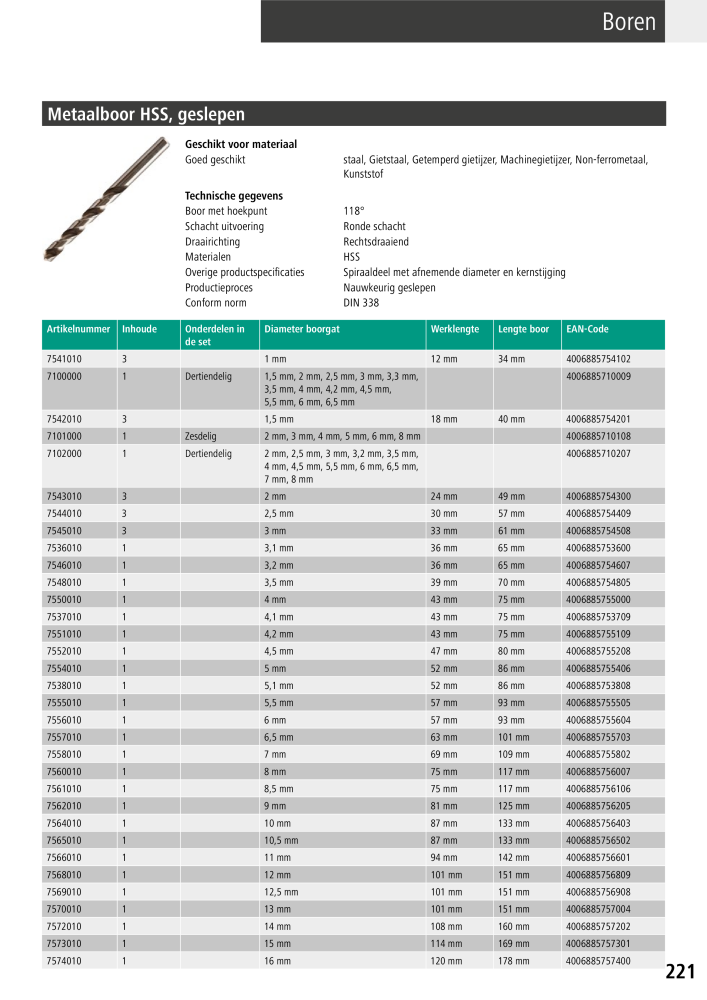 Wolfcraft hoofdcatalogustools NR.: 20428 - Pagina 221