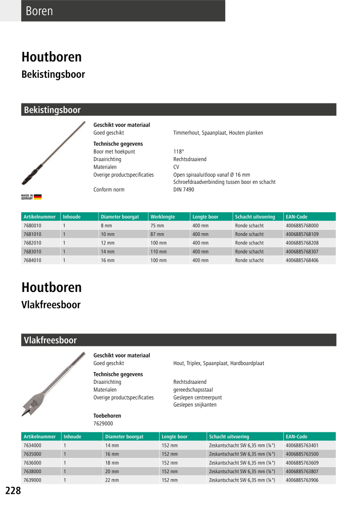 Wolfcraft hoofdcatalogustools NR.: 20428 - Seite 228