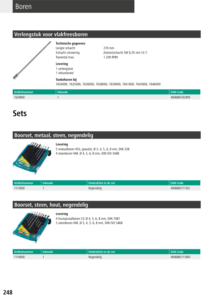 Wolfcraft hoofdcatalogustools NR.: 20428 - Pagina 248