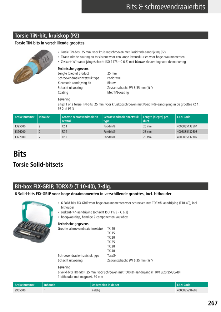 Wolfcraft hoofdcatalogustools NR.: 20428 - Seite 267