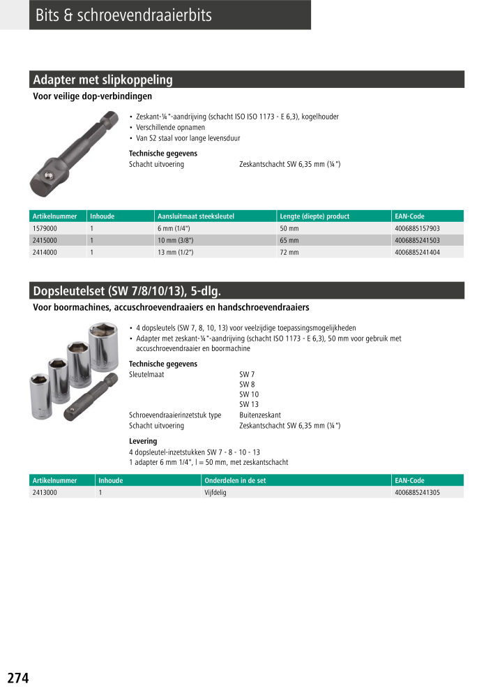 Wolfcraft hoofdcatalogustools NR.: 20428 - Seite 274