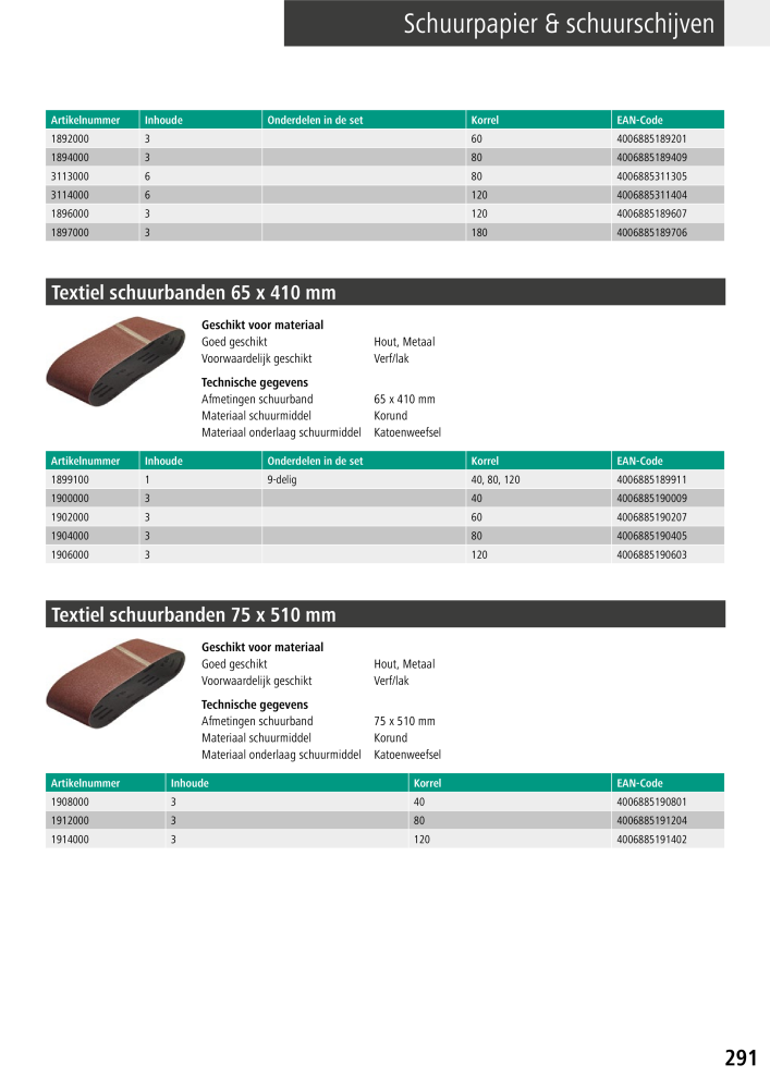 Wolfcraft hoofdcatalogustools NR.: 20428 - Seite 291