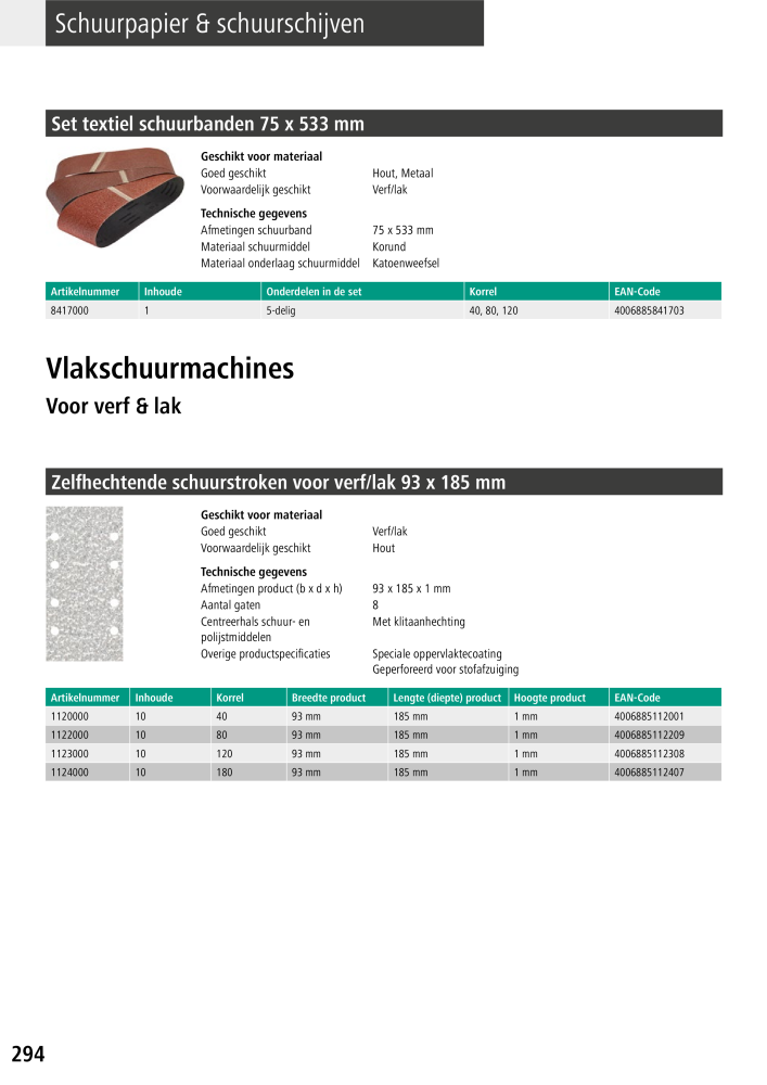 Wolfcraft hoofdcatalogustools NR.: 20428 - Pagina 294