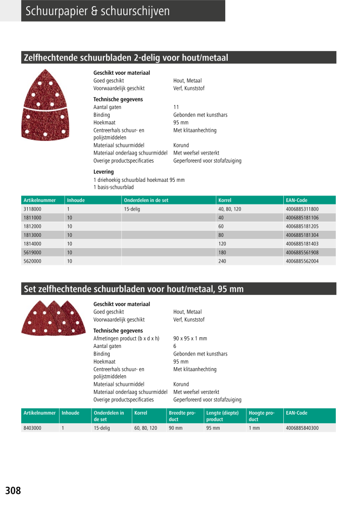 Wolfcraft hoofdcatalogustools NR.: 20428 - Seite 308