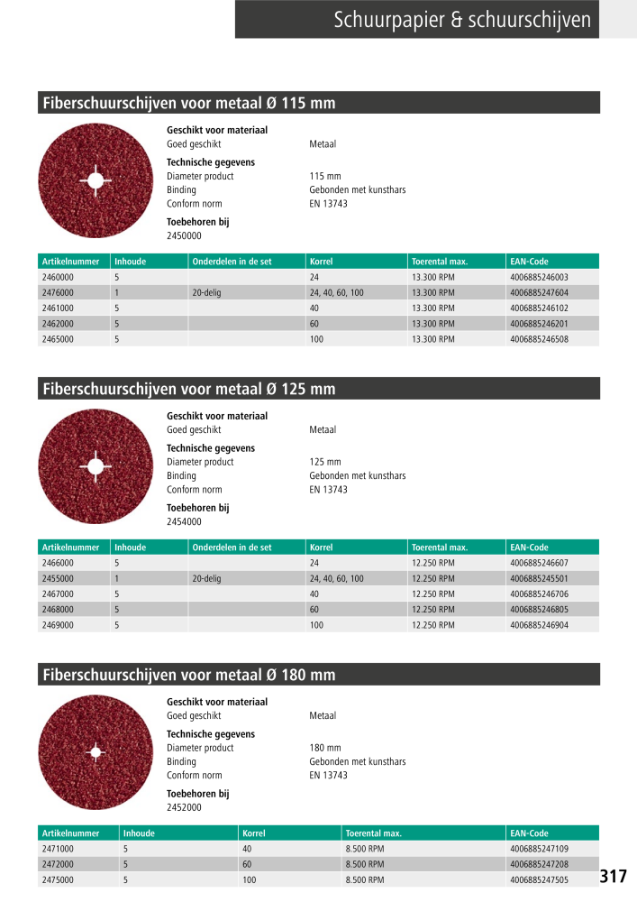 Wolfcraft hoofdcatalogustools NO.: 20428 - Page 317