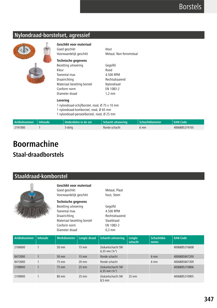 Wolfcraft hoofdcatalogustools Nº: 20428 - Página 347