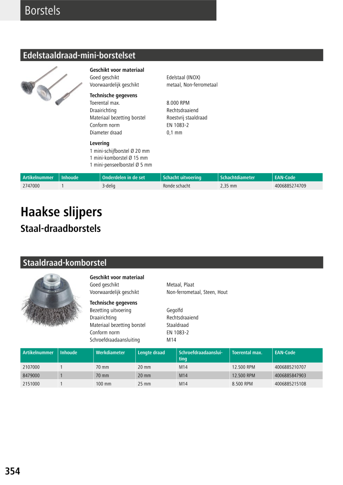 Wolfcraft hoofdcatalogustools NR.: 20428 - Pagina 354