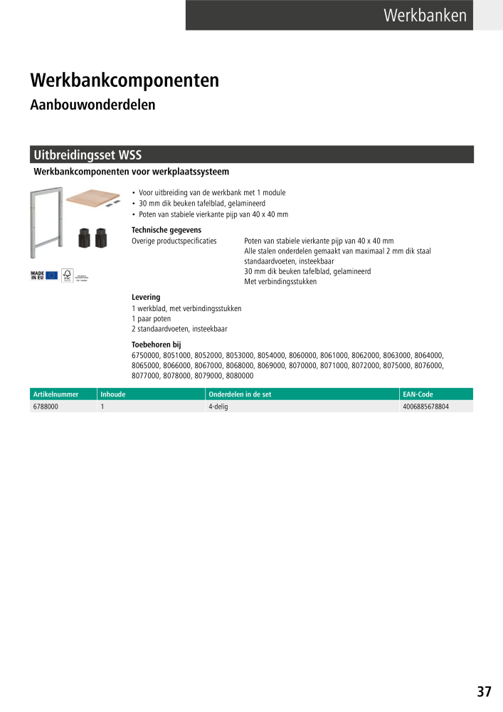 Wolfcraft hoofdcatalogustools Nº: 20428 - Página 37