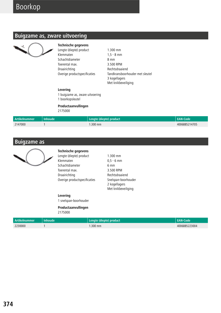 Wolfcraft hoofdcatalogustools Nb. : 20428 - Page 374