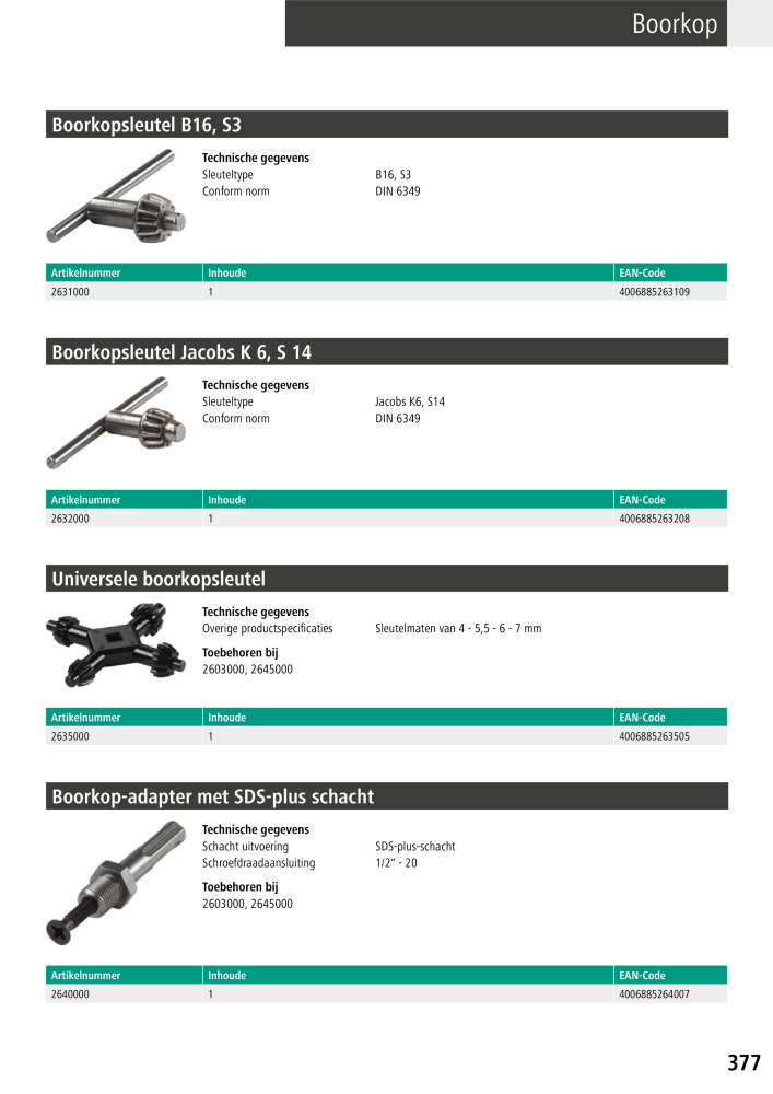 Wolfcraft hoofdcatalogustools NR.: 20428 - Seite 377