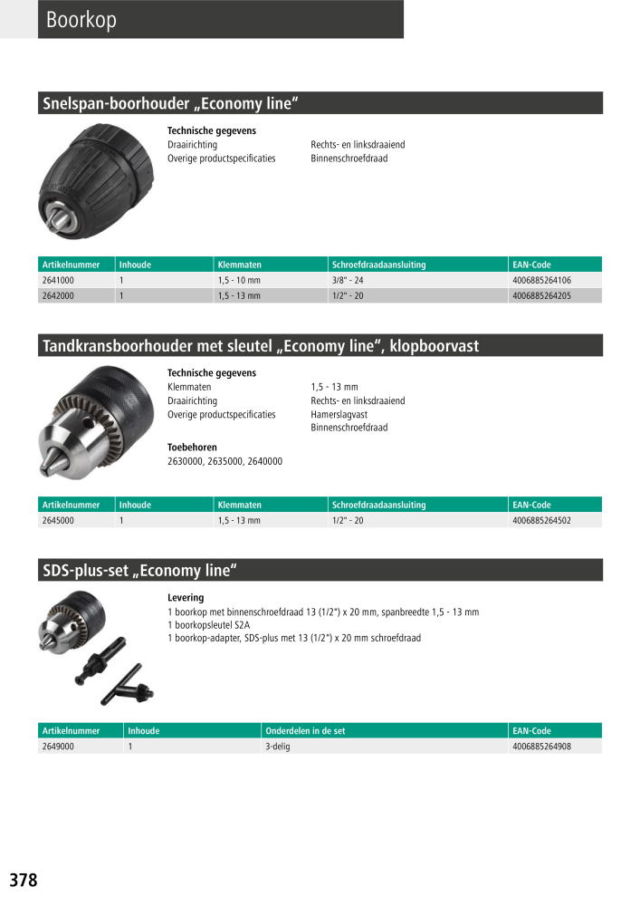 Wolfcraft hoofdcatalogustools NR.: 20428 - Pagina 378