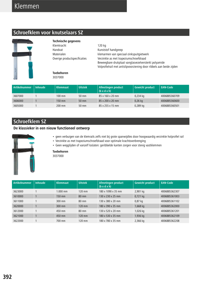 Wolfcraft hoofdcatalogustools NR.: 20428 - Pagina 392