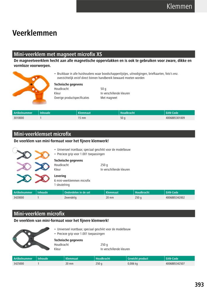 Wolfcraft hoofdcatalogustools NO.: 20428 - Page 393