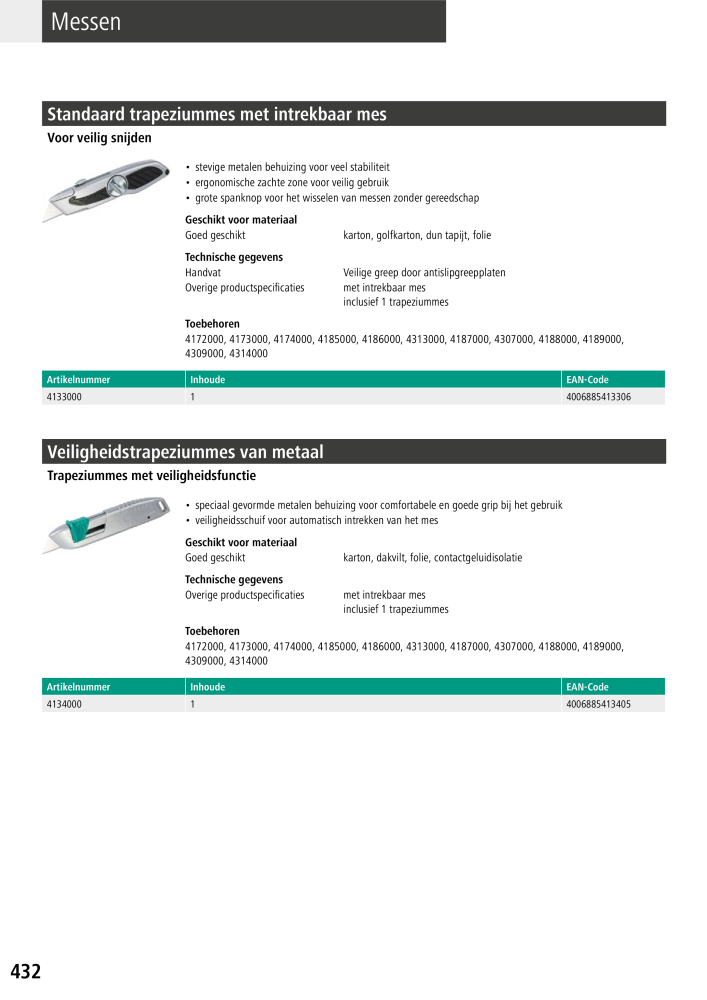 Wolfcraft hoofdcatalogustools Nb. : 20428 - Page 432
