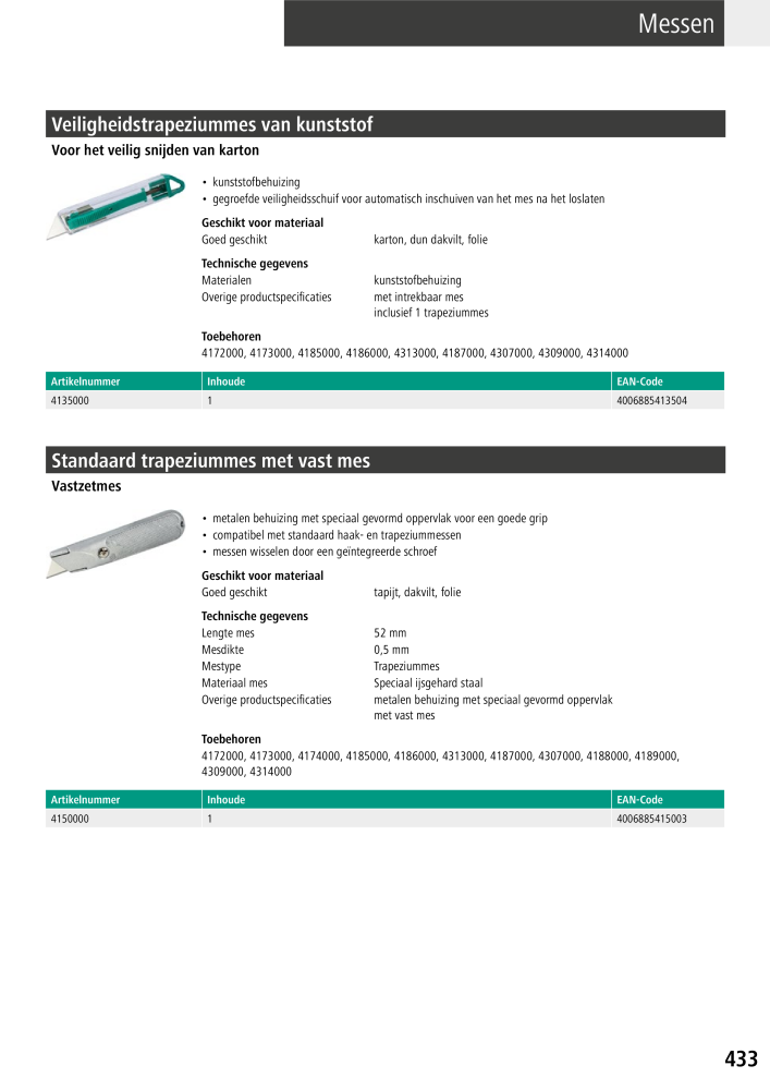 Wolfcraft hoofdcatalogustools NR.: 20428 - Pagina 433
