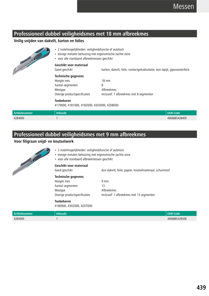 Wolfcraft hoofdcatalogustools NO.: 20428 - Page 439