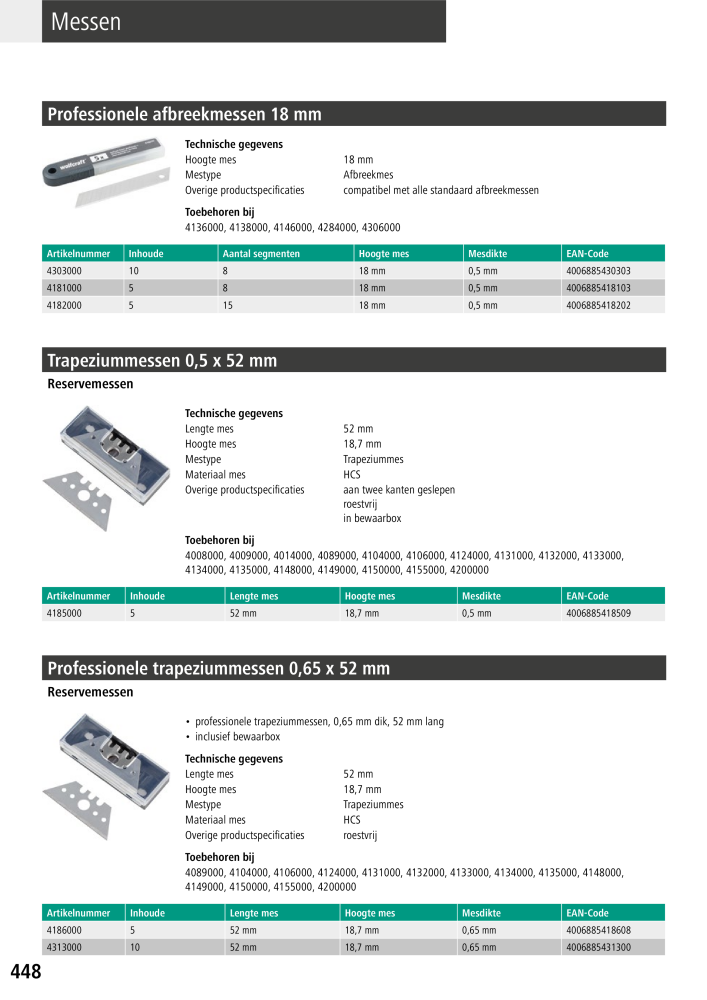 Wolfcraft hoofdcatalogustools NR.: 20428 - Pagina 448