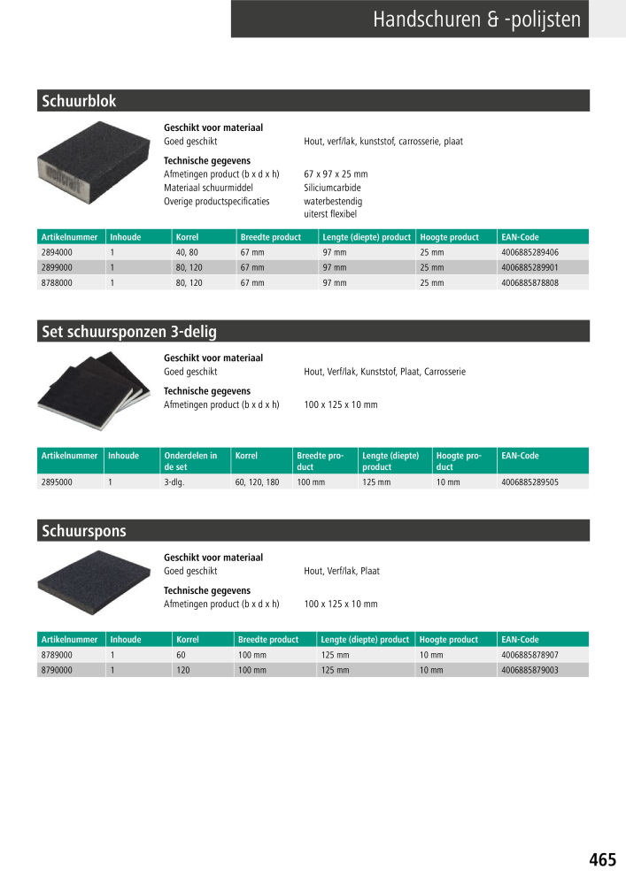 Wolfcraft hoofdcatalogustools Nb. : 20428 - Page 465