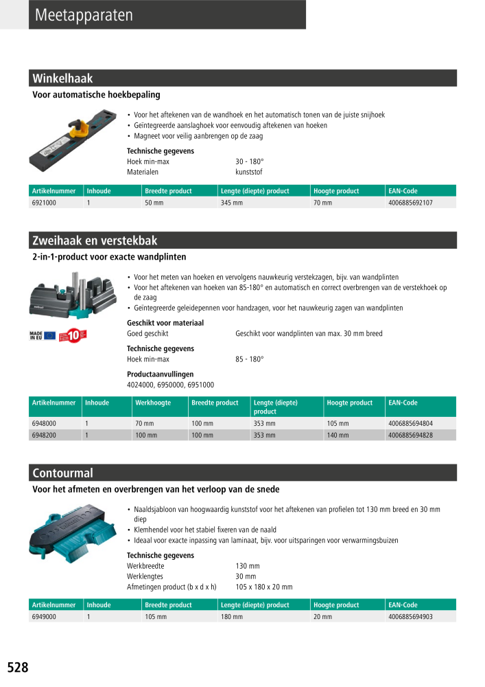 Wolfcraft hoofdcatalogustools NR.: 20428 - Seite 528