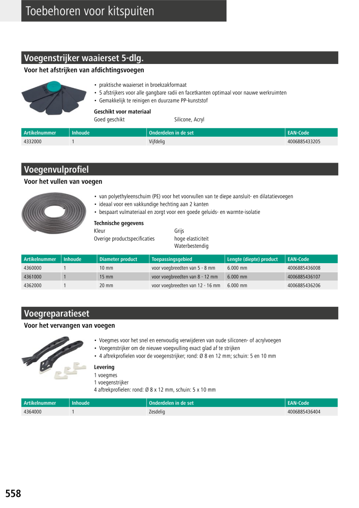 Wolfcraft hoofdcatalogustools NO.: 20428 - Page 558