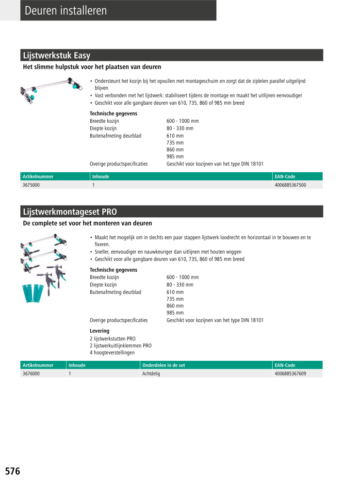 Wolfcraft hoofdcatalogustools Nb. : 20428 - Page 576