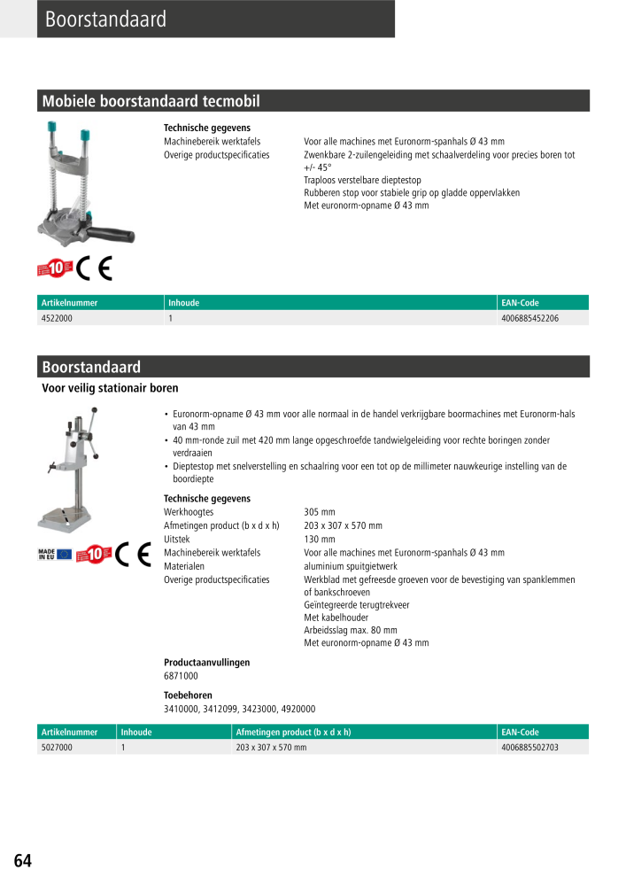 Wolfcraft hoofdcatalogustools NR.: 20428 - Seite 64