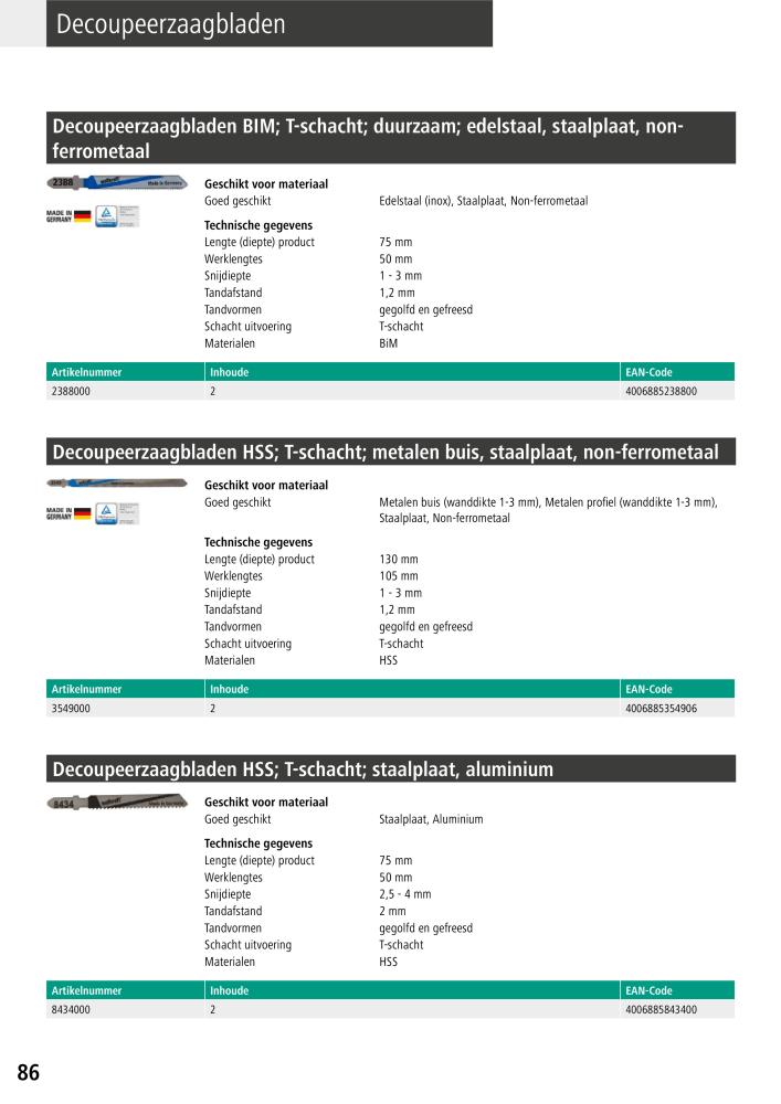 Wolfcraft hoofdcatalogustools NO.: 20428 - Page 86