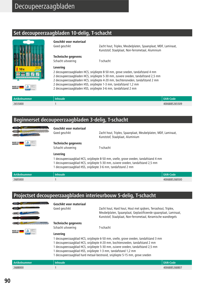 Wolfcraft hoofdcatalogustools NO.: 20428 - Page 90