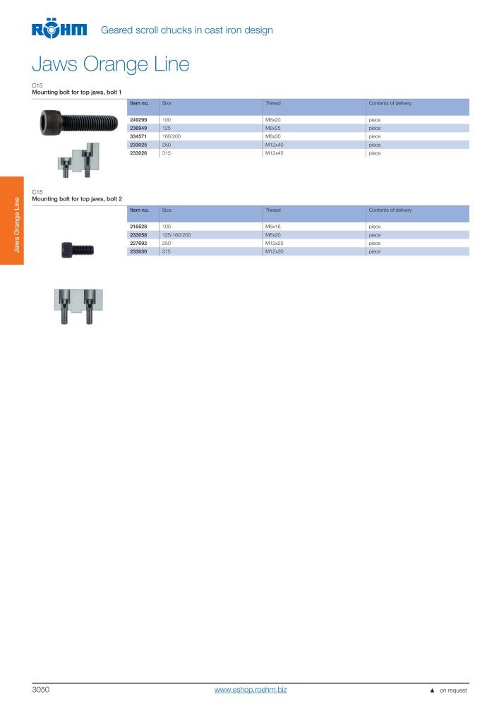 Röhm Main Catalogue Clamping Technology NO.: 2043 - Page 168