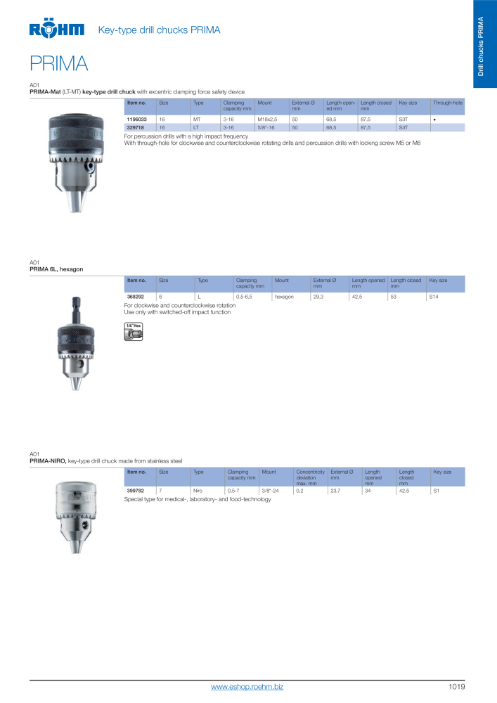 Röhm Main Catalogue Clamping Technology Nb. : 2043 - Page 21